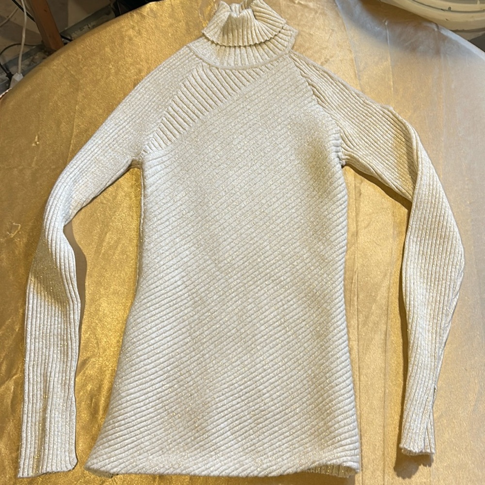 NWOT HUDSON L.A. GOLD TURTLENECK S/P